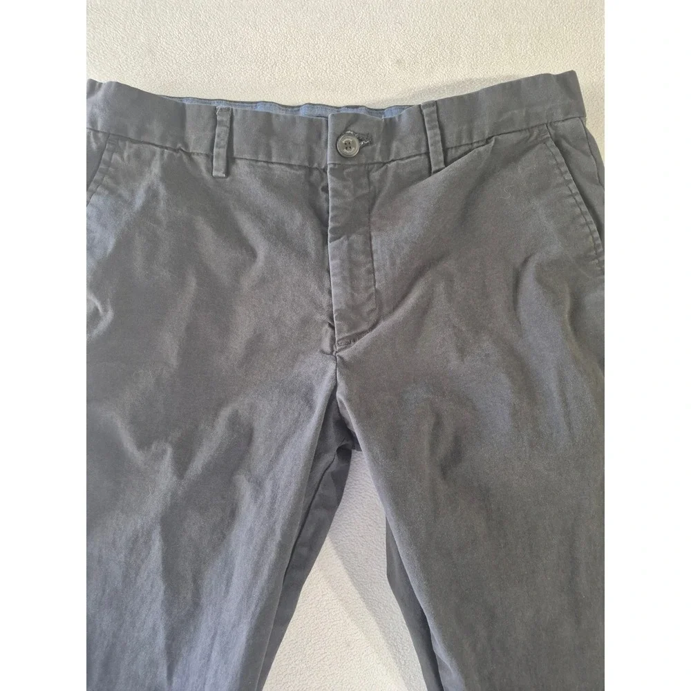Banana Republic Mason Chino Pants Mens 32x32 Gray Slim Tapered Stretch Cotton